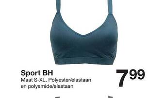 Zeeman Sport bh aanbieding