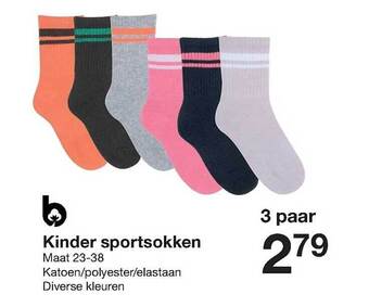Zeeman Sportsokken aanbieding