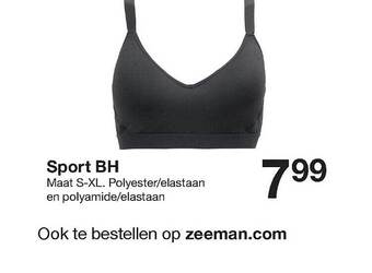 Zeeman Sport bh aanbieding