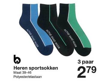Zeeman Heren sportsokken aanbieding