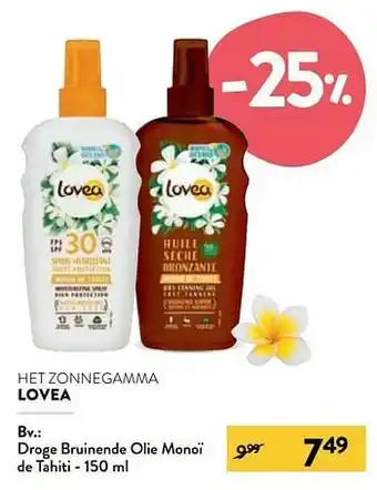 Di Droge bruinende olie monoï de tahiti aanbieding