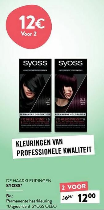 Di Permanente haarkleuring aanbieding