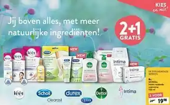 Di Scholl intens voedende voetcrè aanbieding