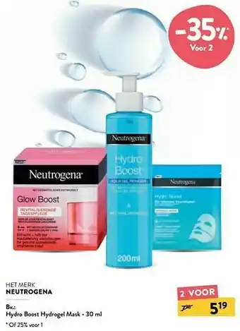 Hydro boost hydrogel mask