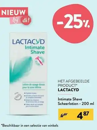 Di Intimate shave scheerlotion aanbieding