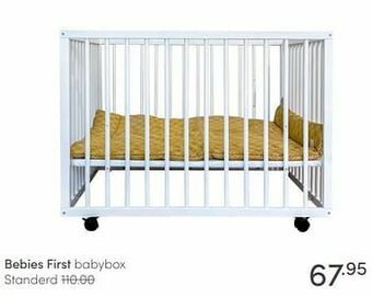 Baby & Tiener Bebies first babybox standerd aanbieding