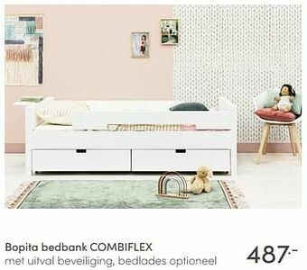 Baby & Tiener Bopita bedbank combiflex aanbieding
