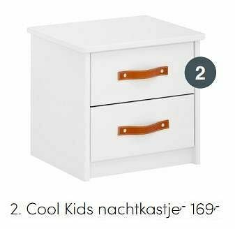Baby & Tiener Cool kids nachtkastje aanbieding