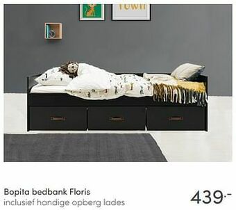 Baby & Tiener Bopita bedbank floris aanbieding