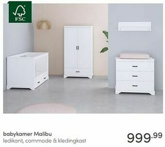 Baby & Tiener Babykamer malibu aanbieding