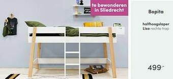 Baby & Tiener Bopita halfhoogslaper lisa rechte trap aanbieding