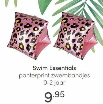 Baby & Tiener Swim essentials panterprint zwembandjes aanbieding
