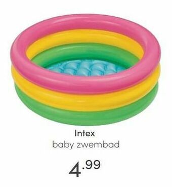 Baby & Tiener Intex baby zwembad aanbieding