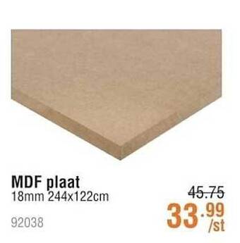 Cevo Mdf plaat aanbieding