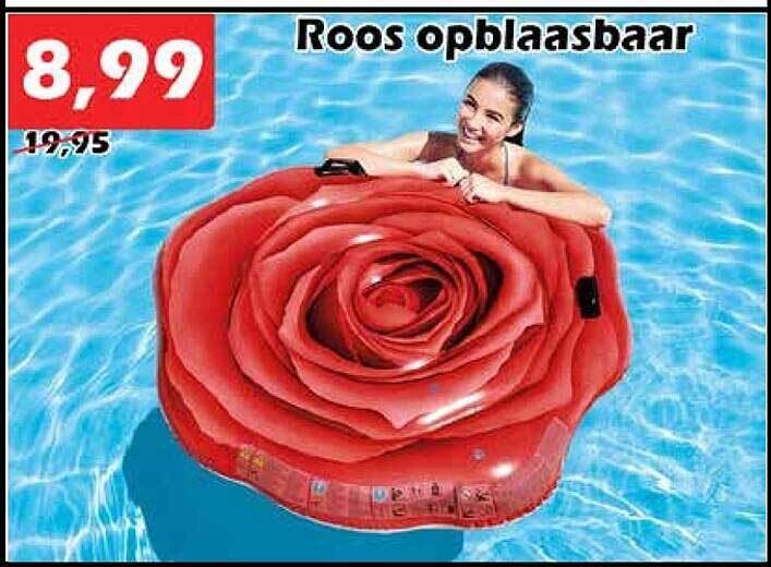 iTEK Roos opblaasbaar aanbieding