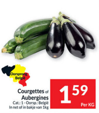 Intermarché Courgettes of Aubergines aanbieding