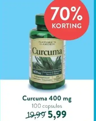 Holland & Barrett Curcuma 400mg 100 Capsules aanbieding