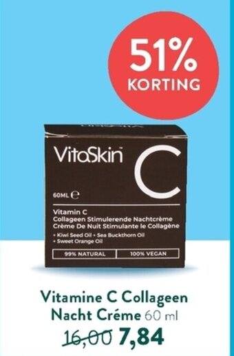 Holland & Barrett Vitamine C Collageen Nacht Creme 60ml aanbieding