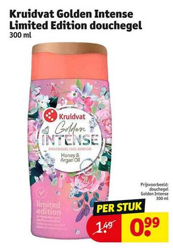 Kruidvat Kruidvat golden intense limited edition douchegel aanbieding
