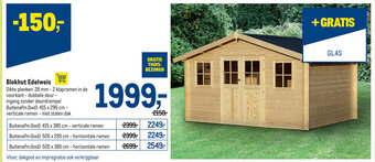Makro Blokhut Edelweis aanbieding