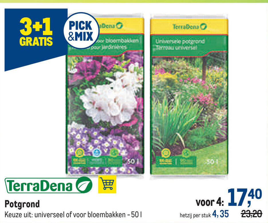 Makro TerraDena Potgrond aanbieding