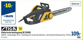 Makro Stiga Elektrische Kettingzaag SE 2240Q aanbieding