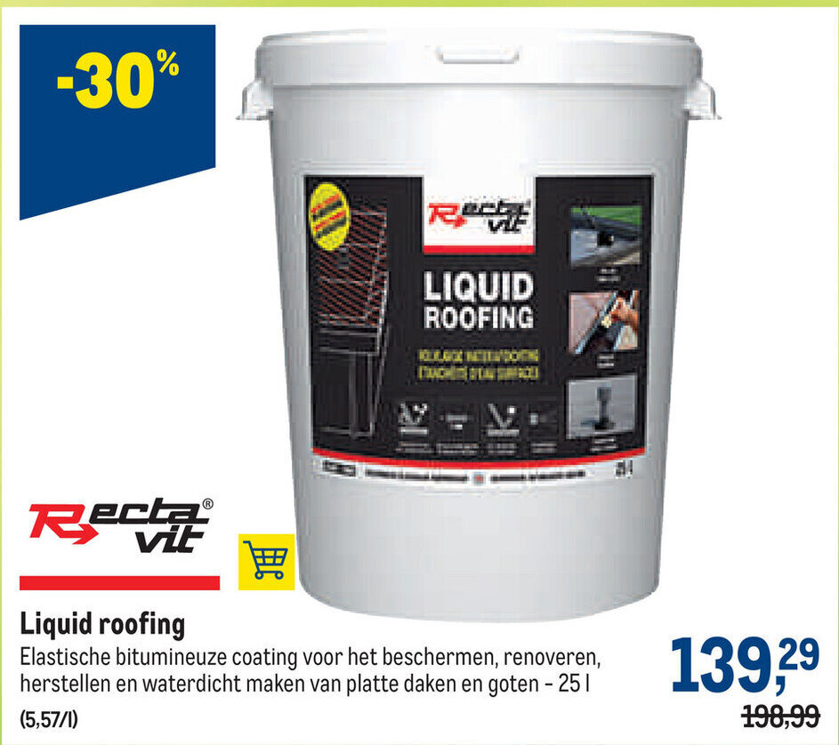 Makro Recta Vit Liquid Roofing aanbieding