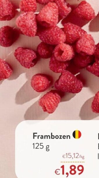 OKay Frambozen 125g aanbieding