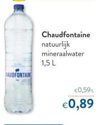 OKay Chaudfontaine Natuurlijk Mineraalwater 1.5L aanbieding