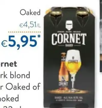OKay Cornet Sterk Blond Bier Oaked 4 x 33 cl aanbieding