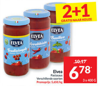 Intermarché Elvea Pastasaus aanbieding