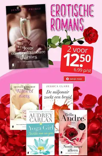 Boekenvoordeel Erotische Romans aanbieding