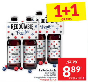 Intermarché La Redoutable Sterk fruitbier aanbieding