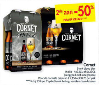Intermarché Cornet Sterk blond bier aanbieding