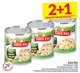 Intermarché Saint Eloi Champignons in blik aanbieding