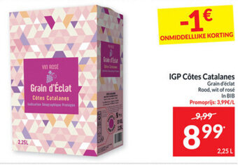 Intermarché IGP Cotes Catalanes Grain d'eclat aanbieding