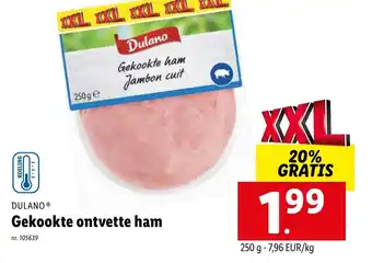 Lidl Dulano Gekookte Ontvette Ham aanbieding