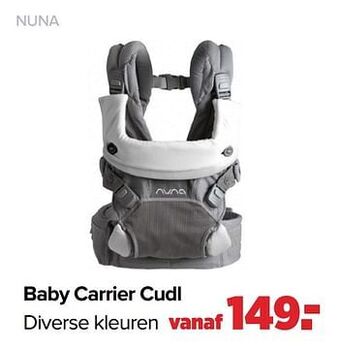 Baby-Dump Baby carrier cudl aanbieding