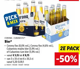 Corana-Cubanisto Bier
