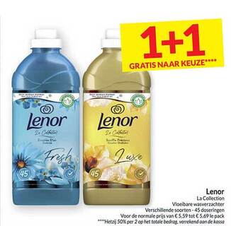 Intermarché Lenor la collection aanbieding