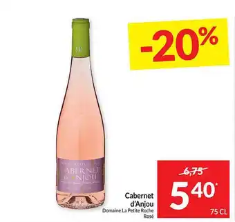 Intermarché Cabernet d'anjou domaine la petite roche rosé aanbieding
