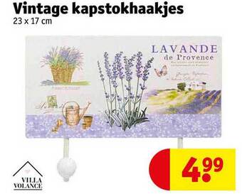 Kruidvat Vintage kapstokhaakjes aanbieding