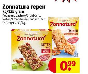 Kruidvat Zonnatura repen aanbieding