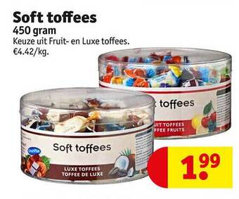 Kruidvat Soft toffees aanbieding