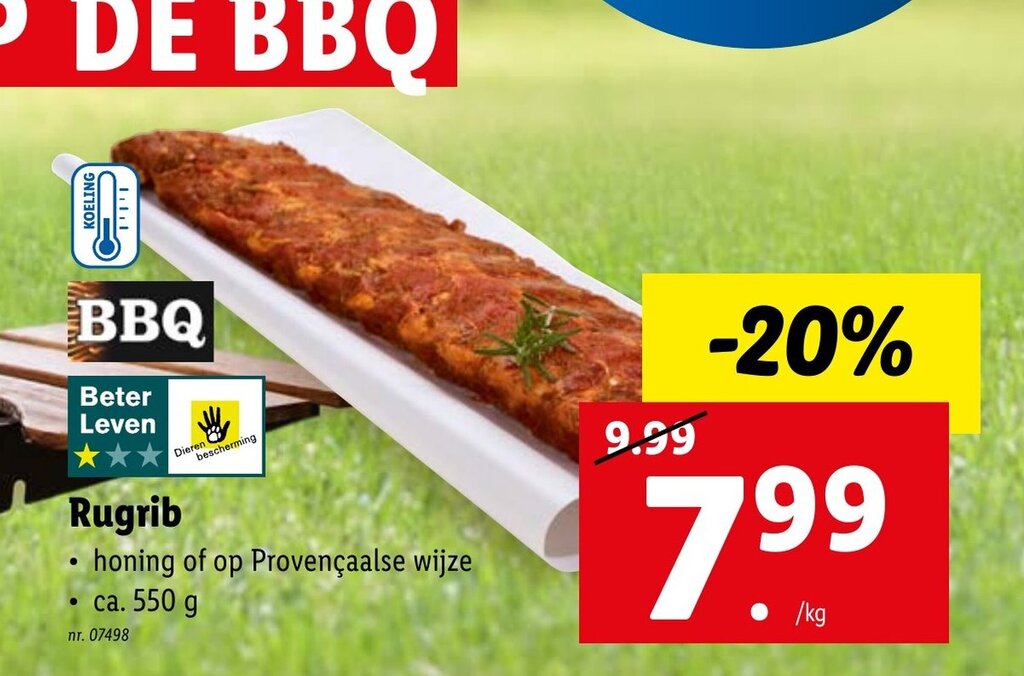 Lidl Rugrib aanbieding