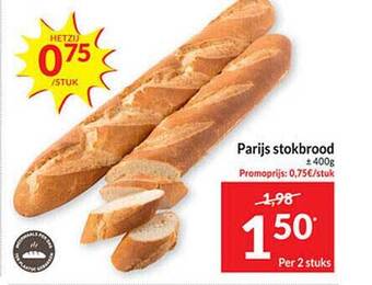 Intermarché Parijs stokbrood aanbieding