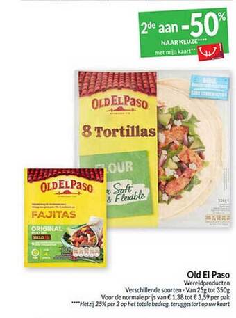 Intermarché Old el paso aanbieding