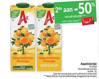 Appelsientje fruitsap