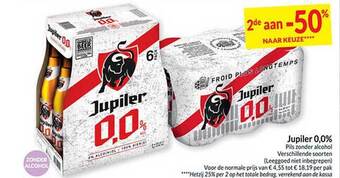 Intermarché Jupiler 0,0% aanbieding