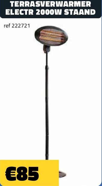 Terrasverwarmer Electr 2000W Staand